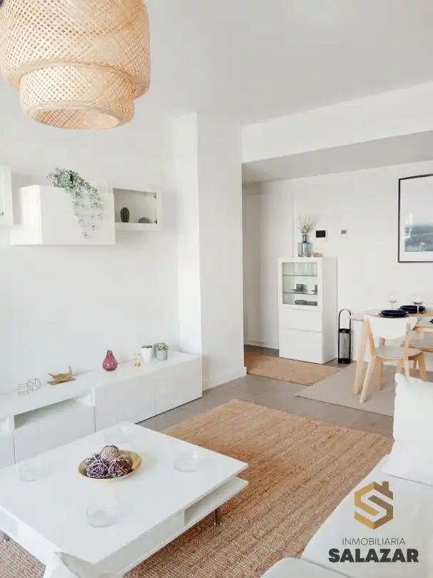Sala de estar de Ático de alquiler en Bilbao  con Calefacción, Jardín privado y Terraza