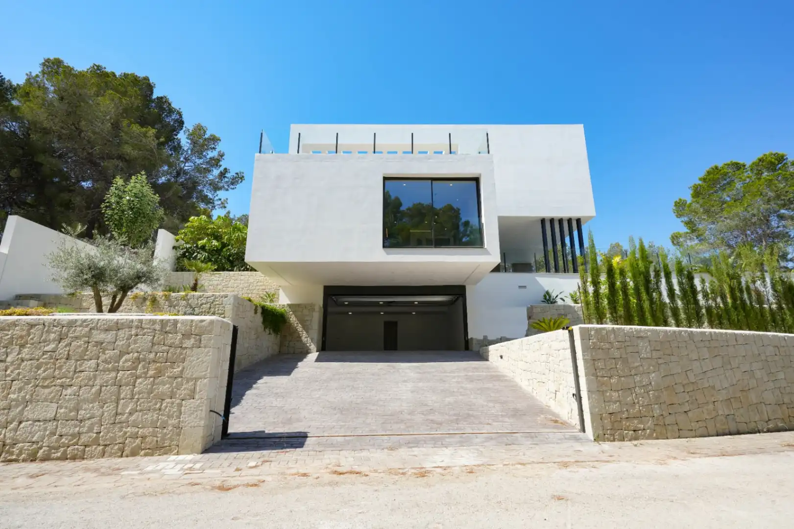 Vista exterior de Casa o chalet en venta en Teulada con Aire acondicionado, Calefacción y Jardín privado