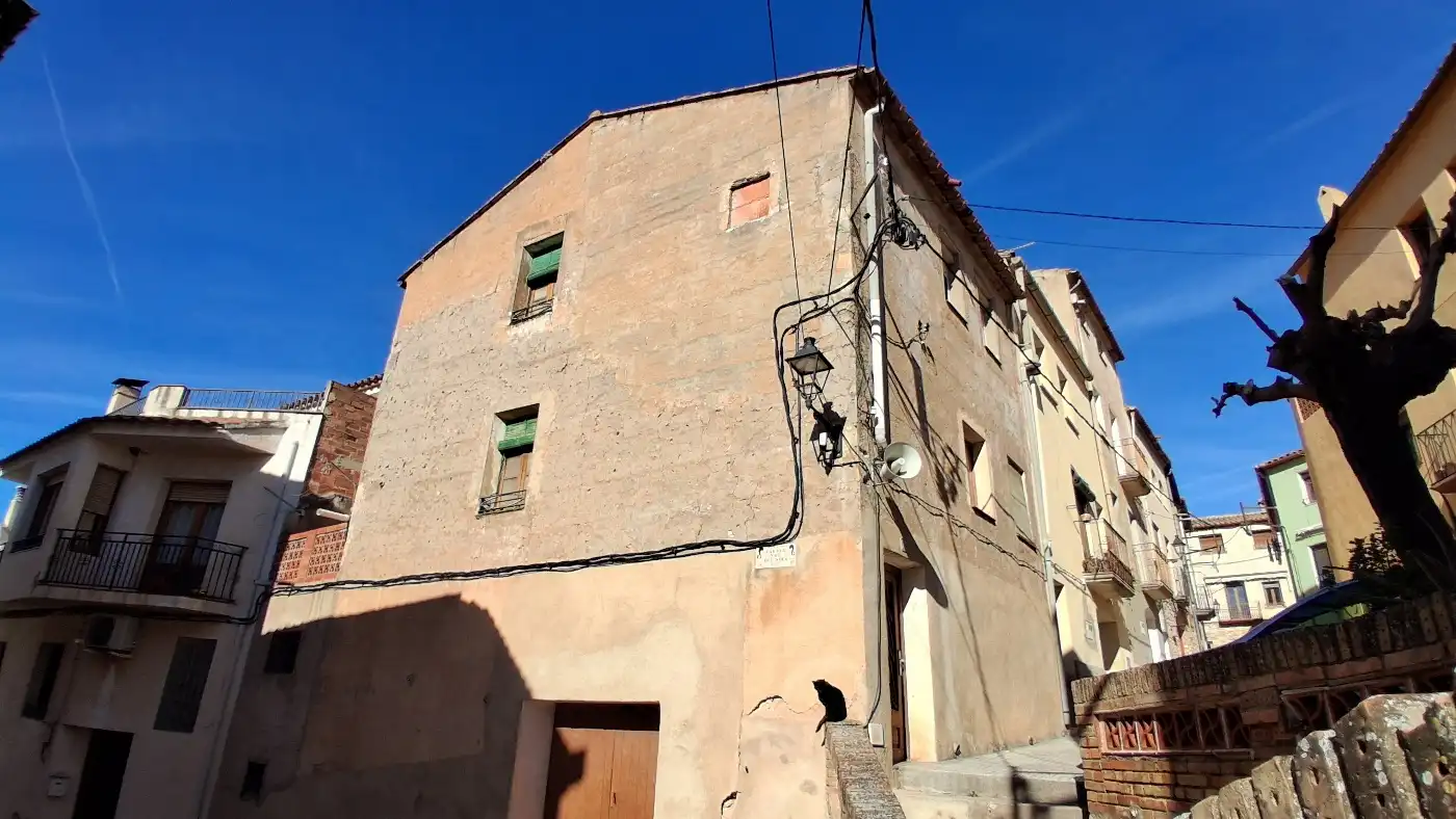 Vista exterior de Casa adosada en venta en Rasquera con Terraza