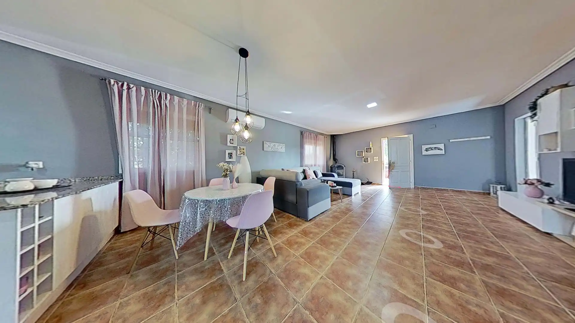 Living room of Houses for sale in Hondón de los Frailes  with Air Conditioner, Heating and Terrace