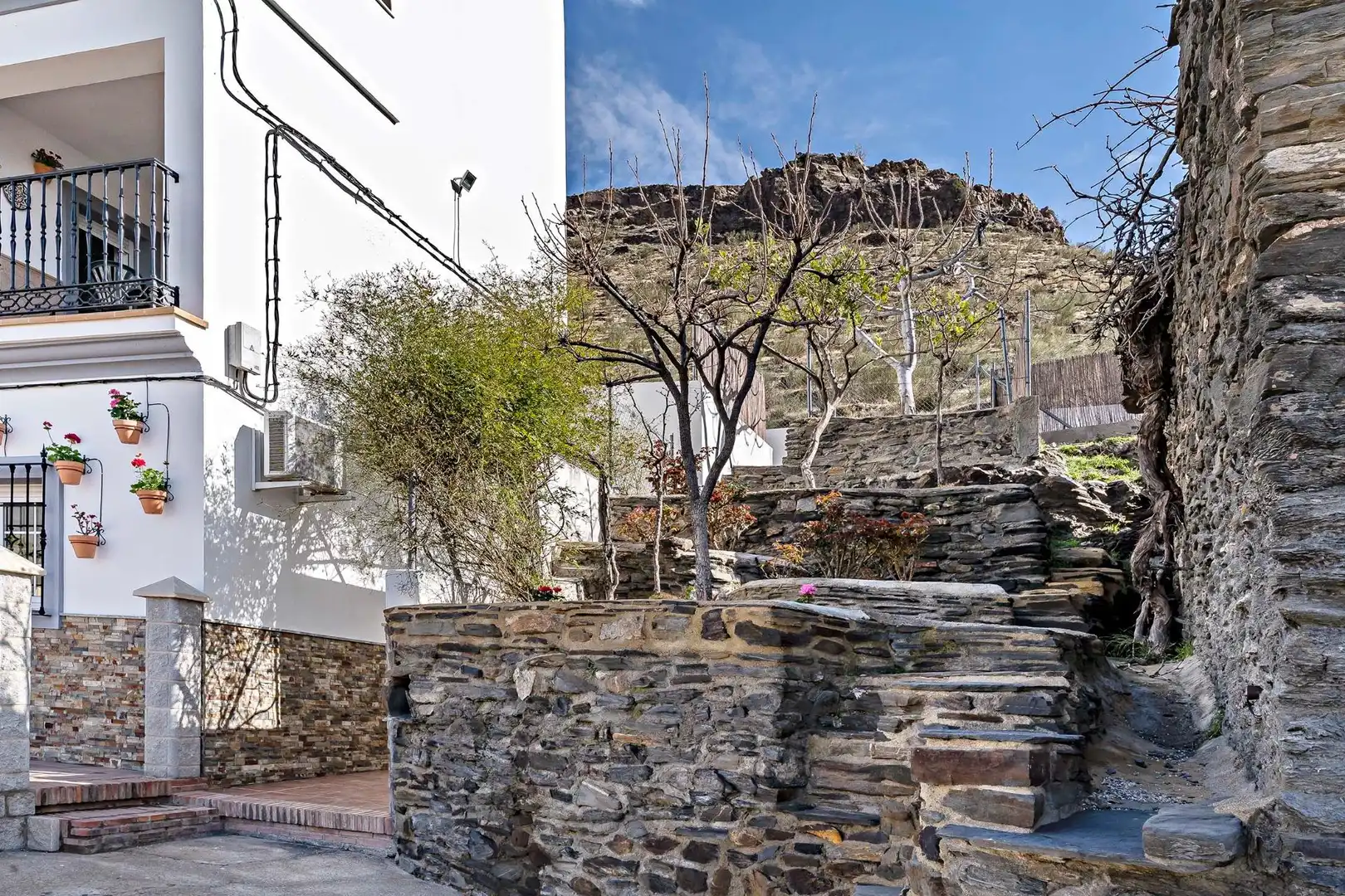 Vista exterior de Àtic en venda en Velefique amb Aire condicionat, Calefacció i Jardí privat