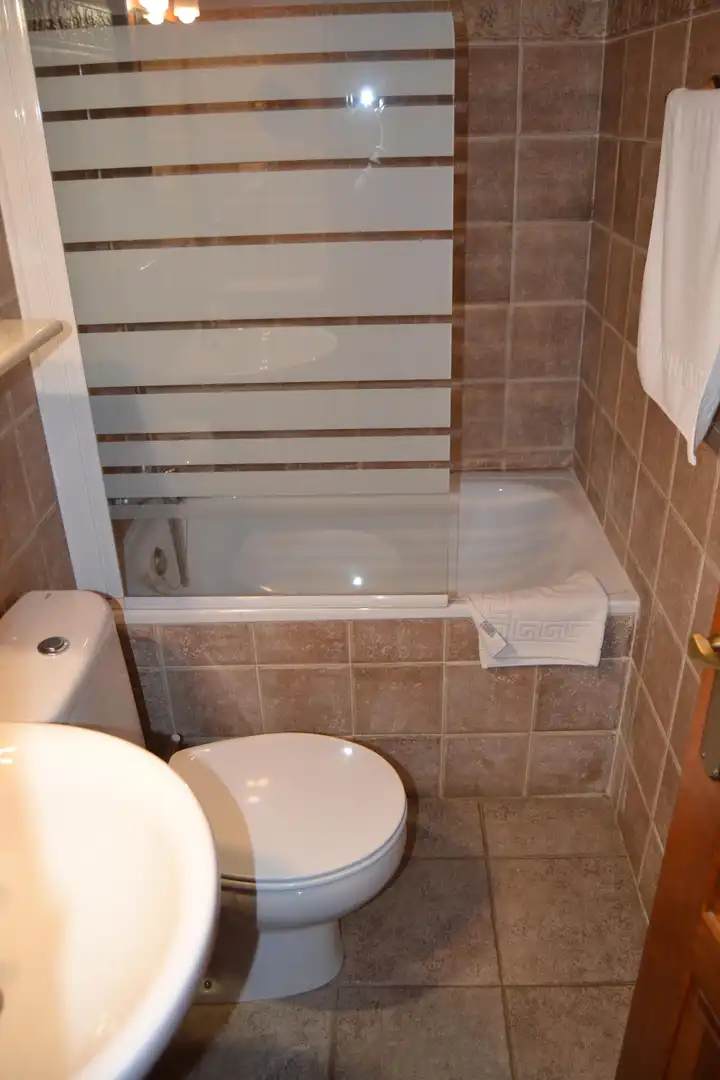 Baño de Casa o chalet en venta en Borau con Calefacción, Parquet y Trastero
