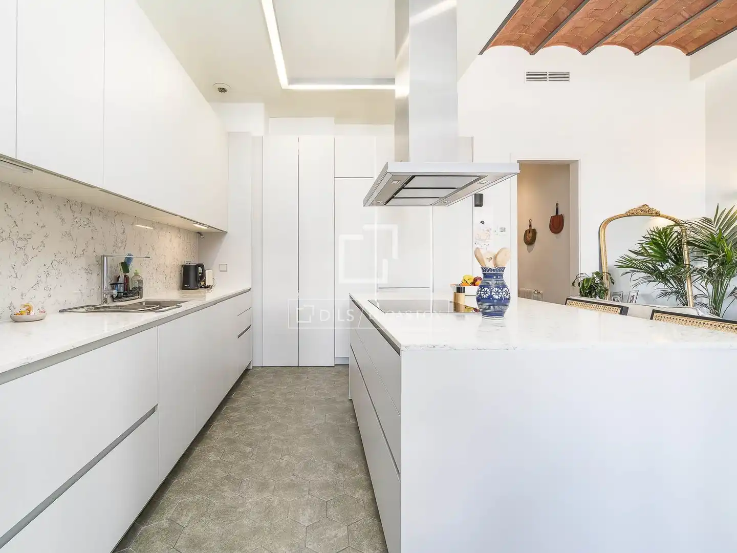 Cocina de Piso en venta en Barcelona con Aire acondicionado, Terraza y Balcón