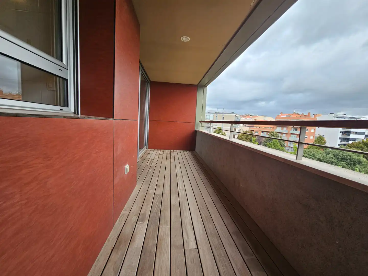 Terraza de Piso de alquiler en Terrassa con Aire acondicionado, Calefacción y Jardín privado