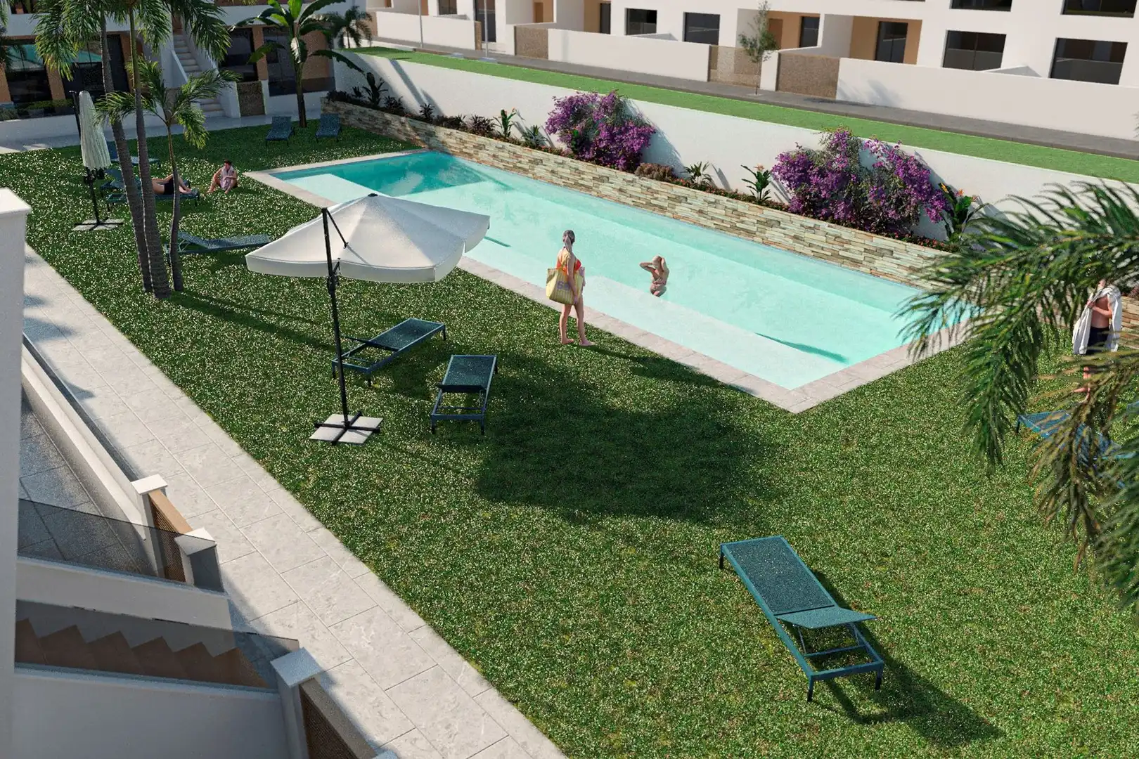 Piscina de Apartamento en venta en San Pedro del Pinatar con Balcón