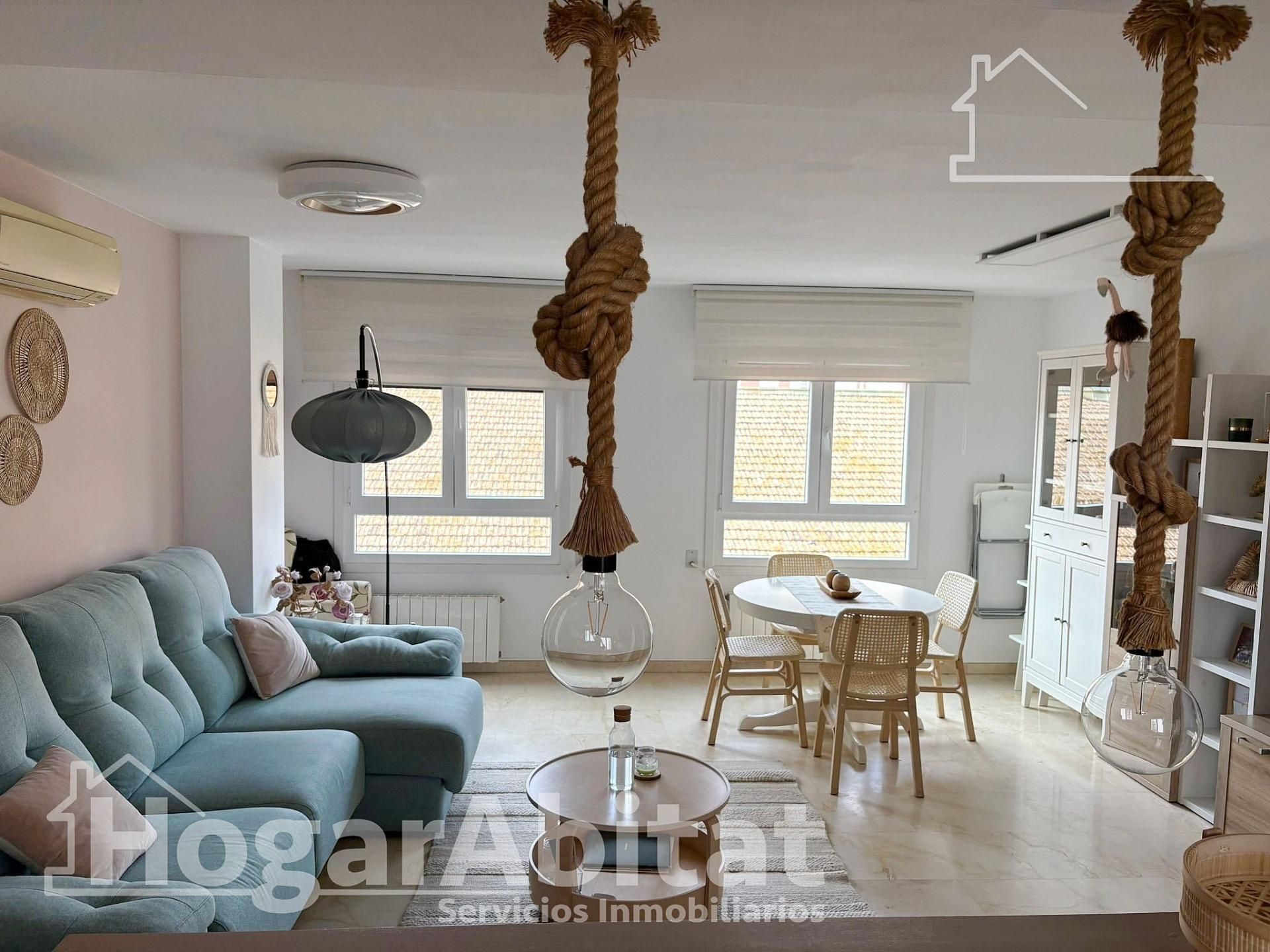 Wohnzimmer von Wohnung zum Verkauf in Castellón de la Plana / Castelló de la Plana mit Klimaanlage und Abstellraum