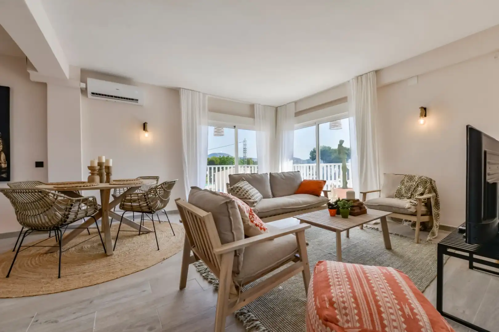 Wohnzimmer von Wohnungen zum Verkauf in Moraira