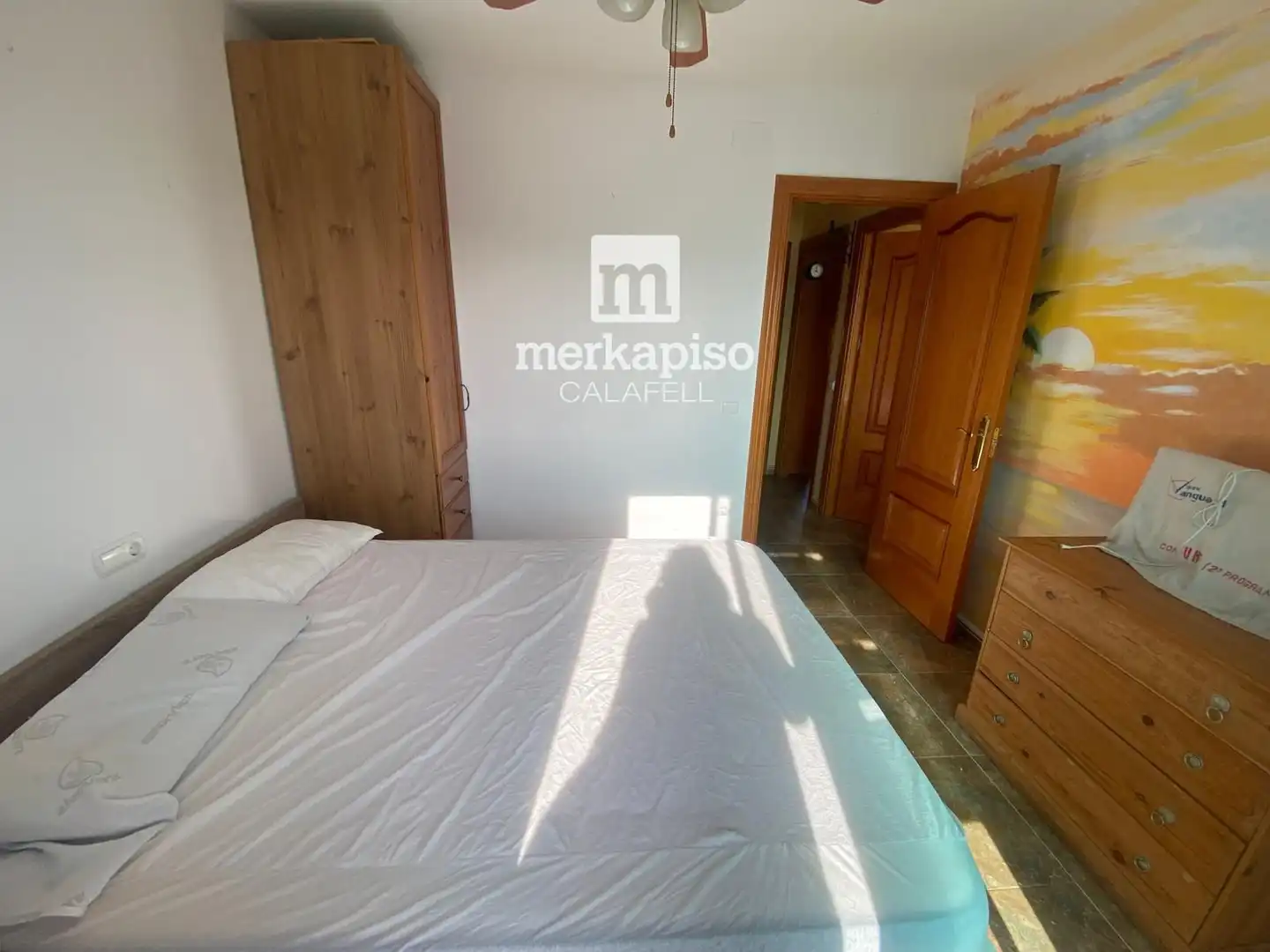 Habitación de Casa adosada de alquiler en Calafell con Calefacción, Terraza y Amueblado