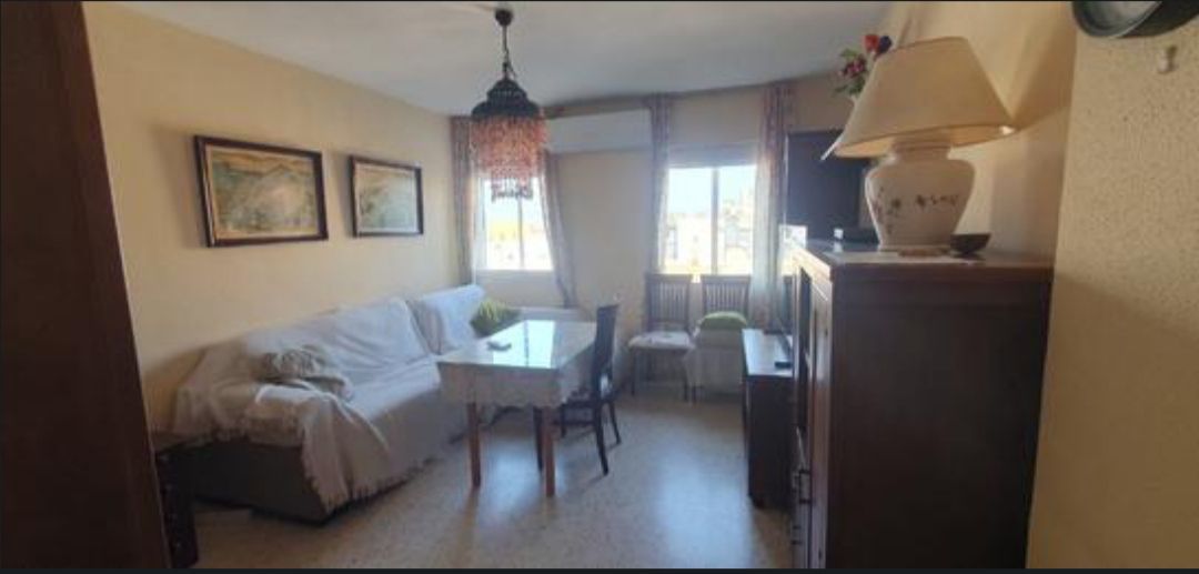 Living room of Flat to rent in  Huelva Capital  with Air Conditioner, Furnished and Balcony