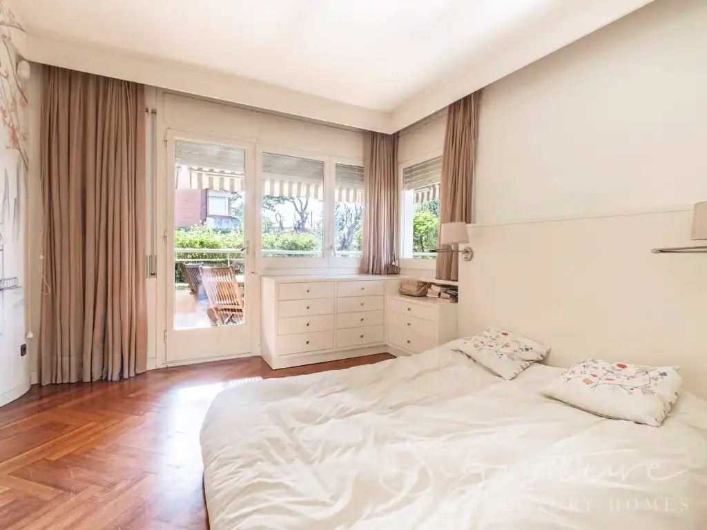 Bedroom of Ground floor for sale in Sant Cugat del Vallès  with Heating, Private garden and Terrace