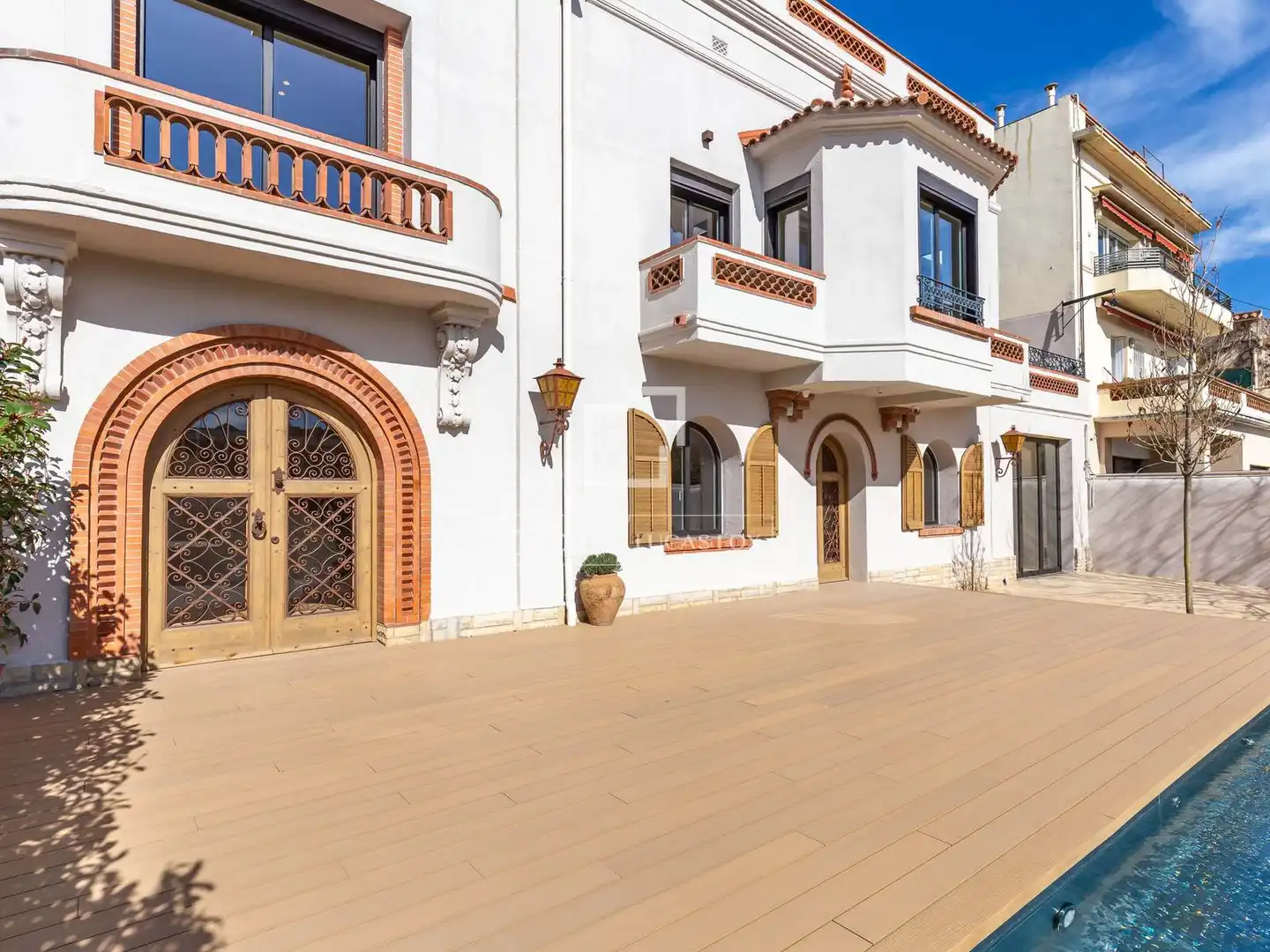 Vista exterior de Casa o chalet en venta en Sant Just Desvern con Aire acondicionado, Jardín privado y Terraza