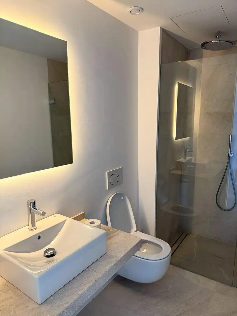 Badezimmer von Wohnung zum Verkauf in Artà mit Klimaanlage, Terrasse und Abstellraum
