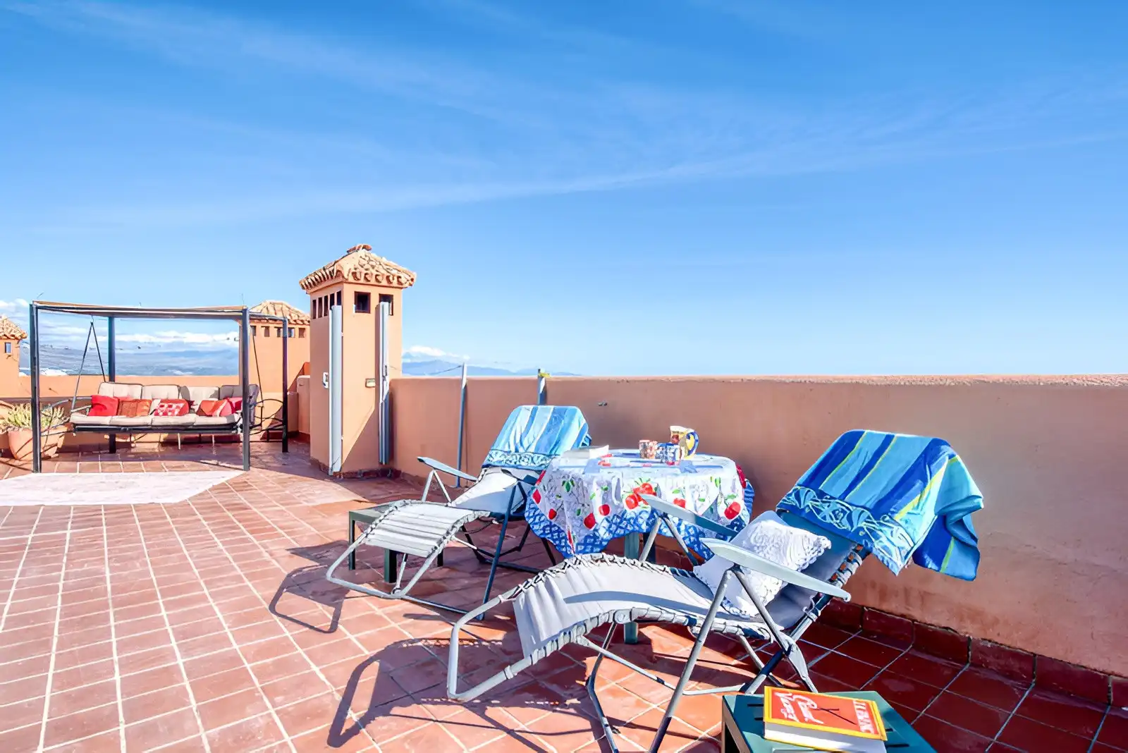Terrace of Attic for sale in Manilva  with Air Conditioner, Terrace and Swimming Pool