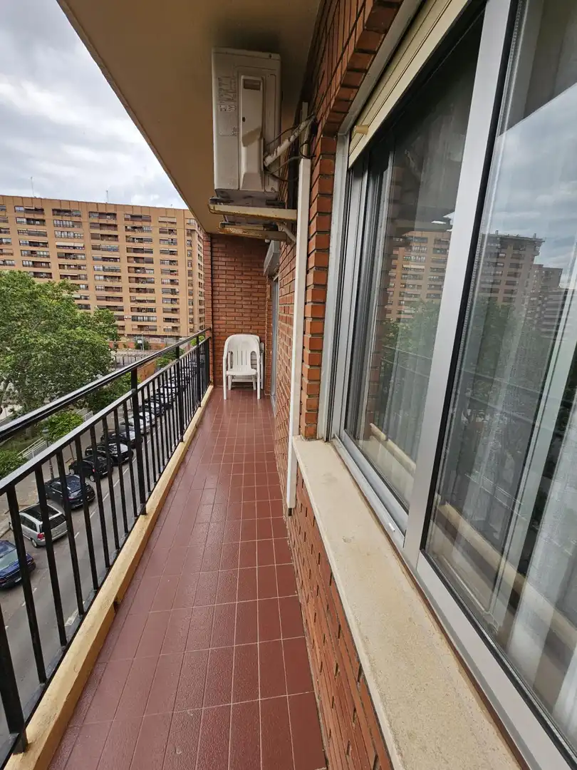 Balcony of Flat for sale in Valencia  with Air Conditioner, Furnished and Balcony