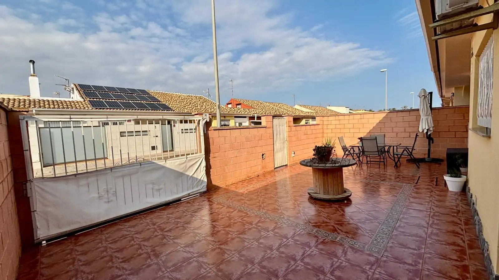 Terraza de Casa adosada en venta en Cartagena con Aire acondicionado, Calefacción y Jardín privado