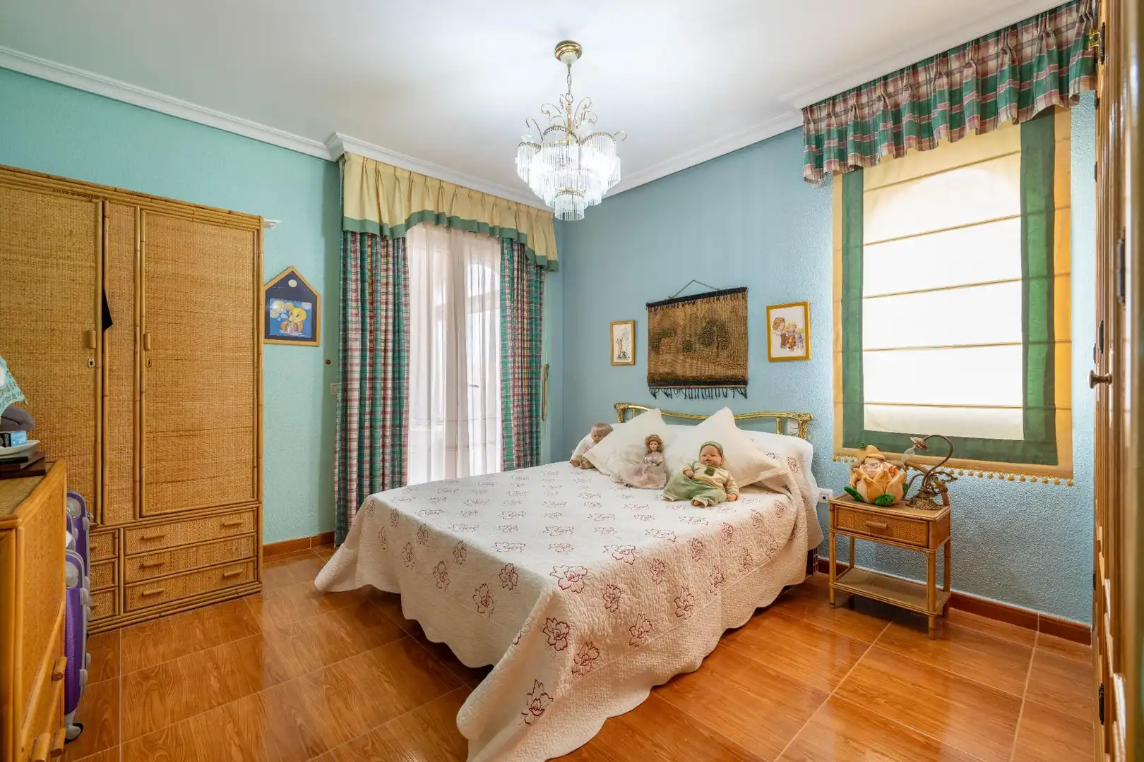Bedroom of Houses for sale in Roquetas de Mar  with Air Conditioner, Private garden and Terrace