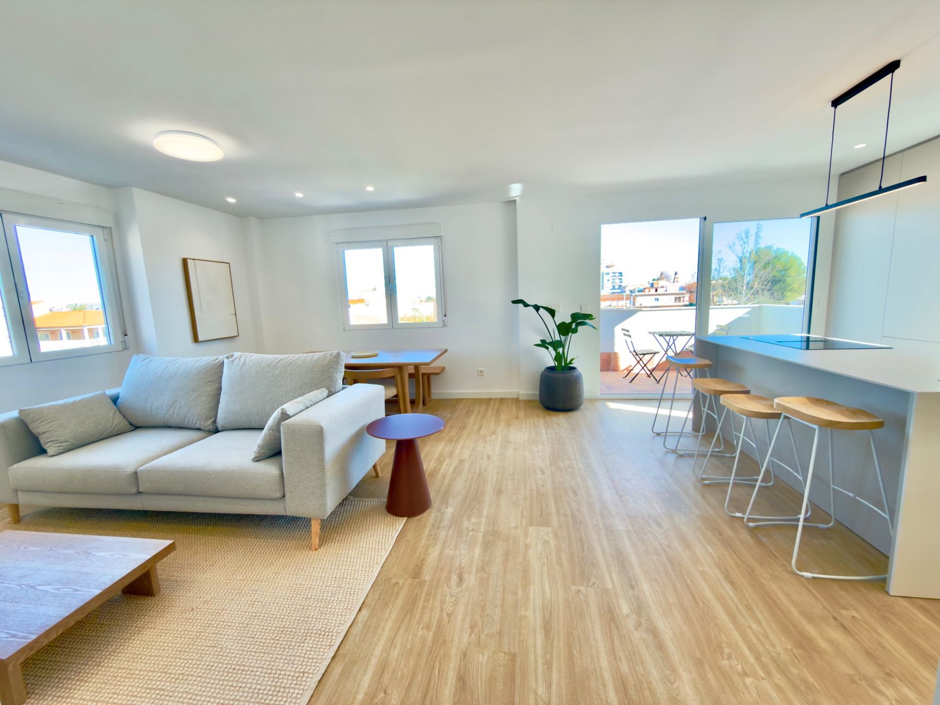 Sala d'estar de Pis en venda en  Murcia Capital amb Aire condicionat, Traster i Moblat