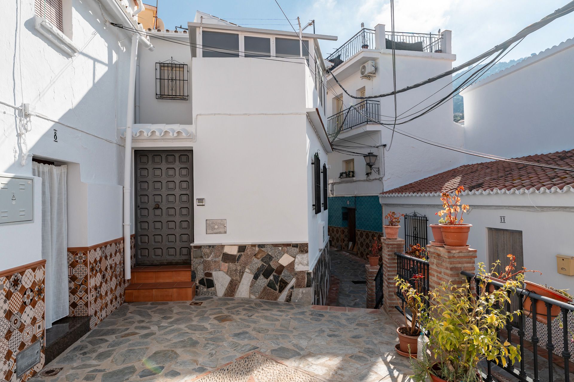 Vista exterior de Casa adosada en venta en Sayalonga con Terraza y Balcón