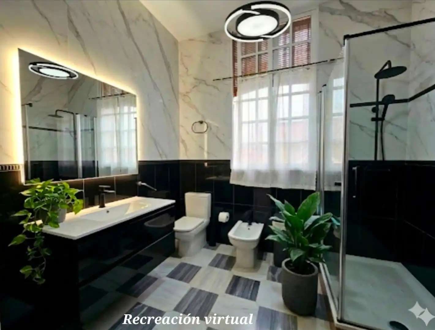 Baño de Casa o chalet en venta en Sevilla con Aire acondicionado, Calefacción y Terraza