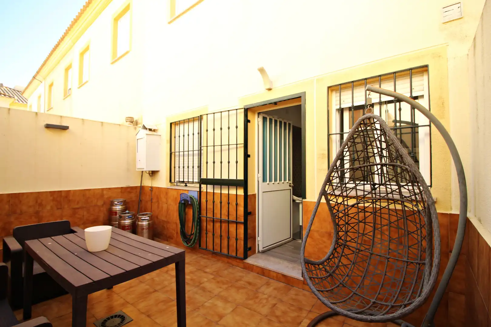 Terraza de Casa adosada en venta en San Juan del Puerto con Amueblado