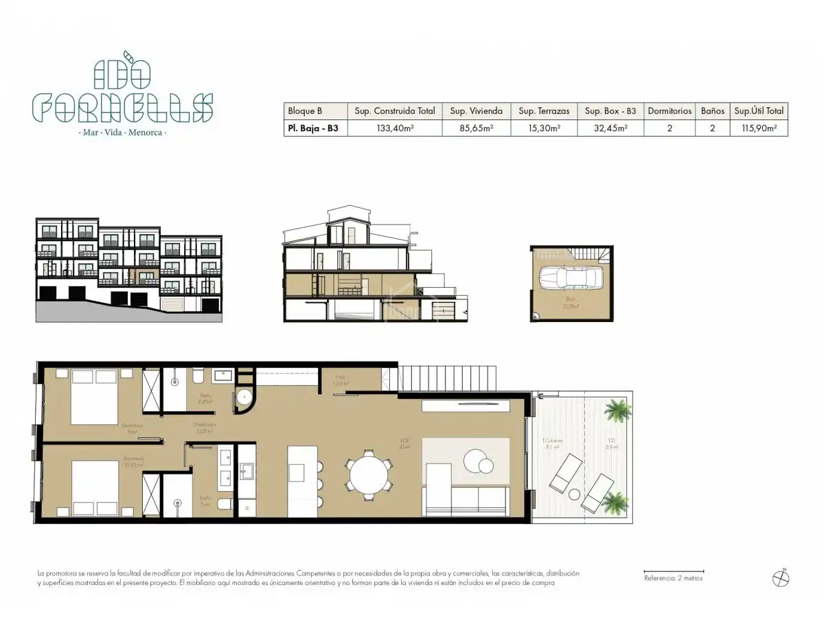 Apartament amb piscina en venda a Fornells, imagen 43