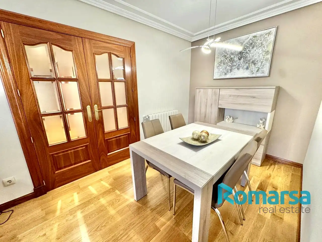 Dining room of Flat for sale in Ávila  with Heating, Terrace and Furnished