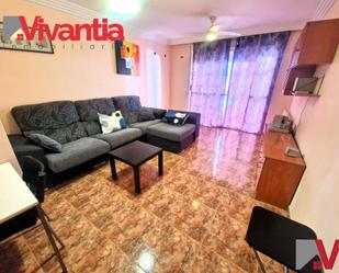 Living room of Flat for sale in Lorca  with Heating, Terrace and Furnished