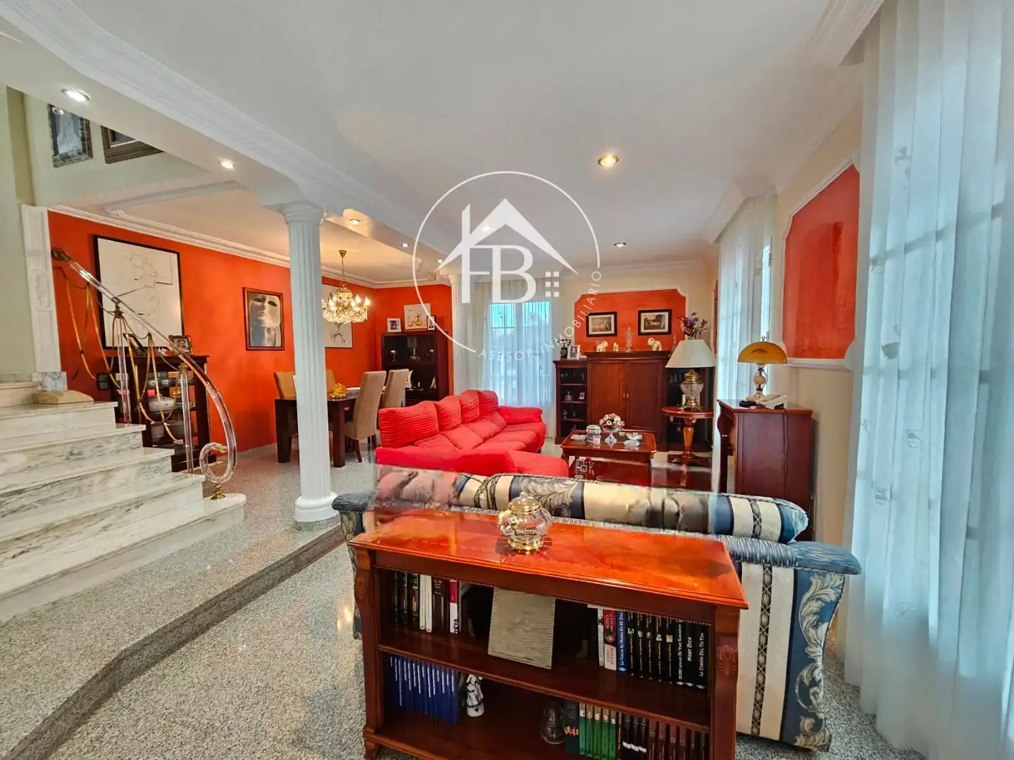 Living room of Houses for sale in San Vicente del Raspeig / Sant Vicent del Raspeig  with Air Conditioner, Heating and Terrace