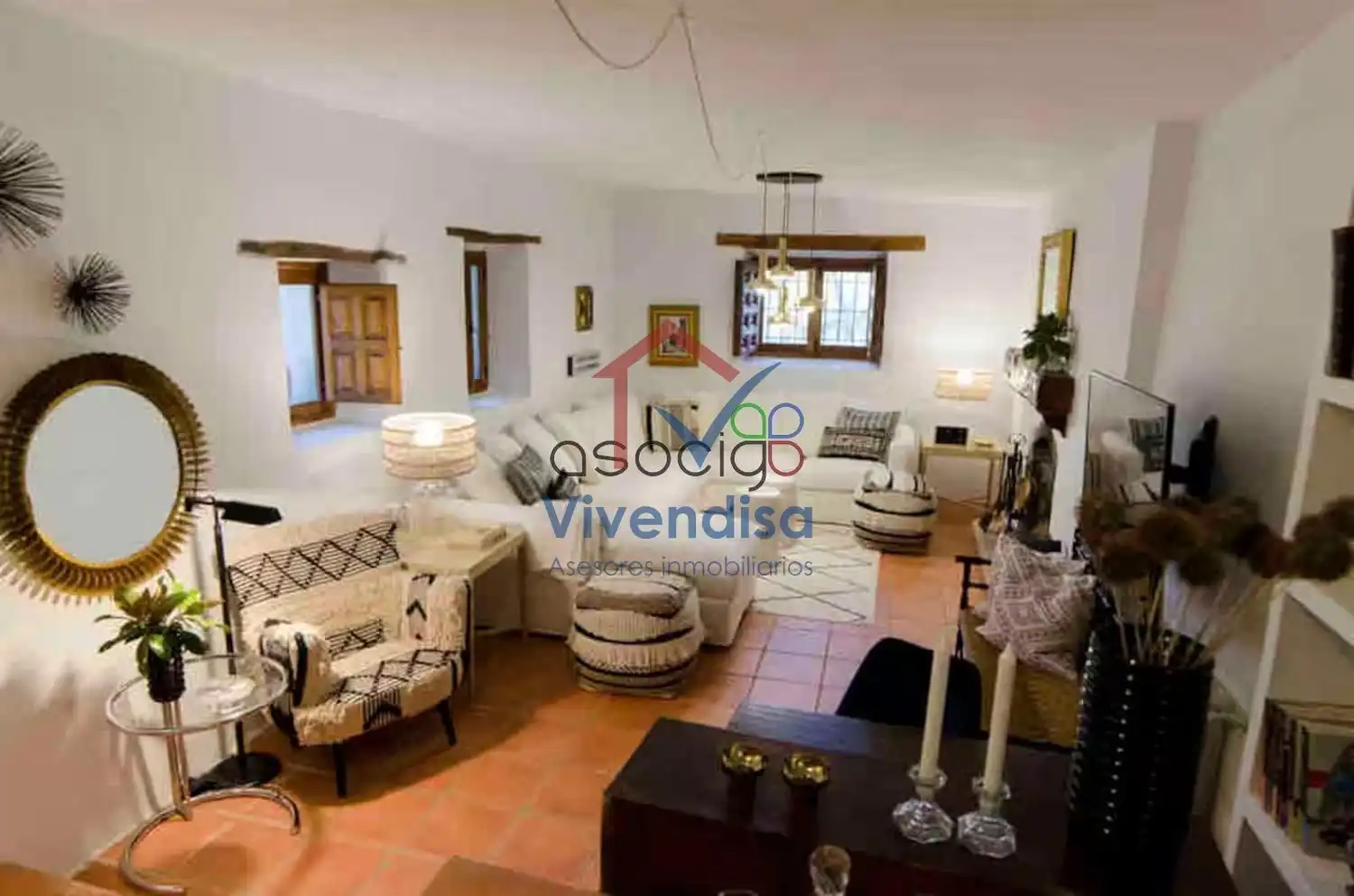 Sala de estar de Casa o chalet en venta en Heras de Ayuso con Jardín privado, Terraza y Piscina