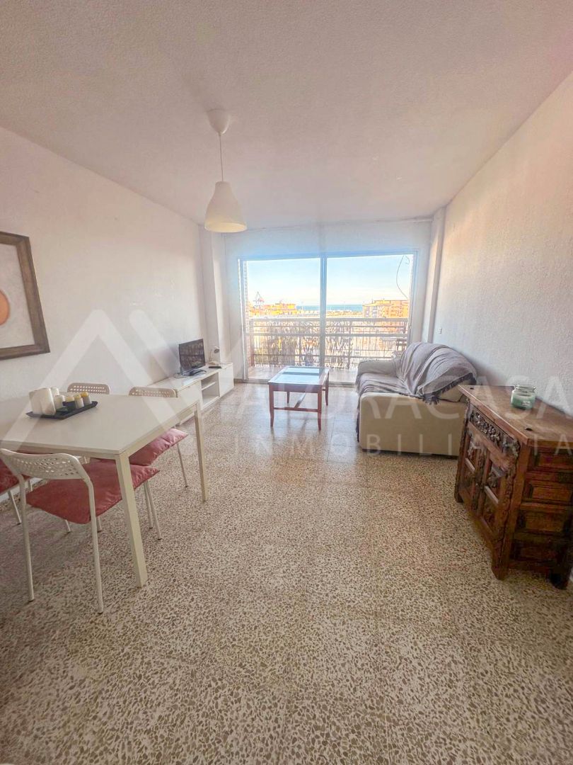 Living room of Flat to rent in Málaga Capital  with Furnished, Washing machine and Microwave