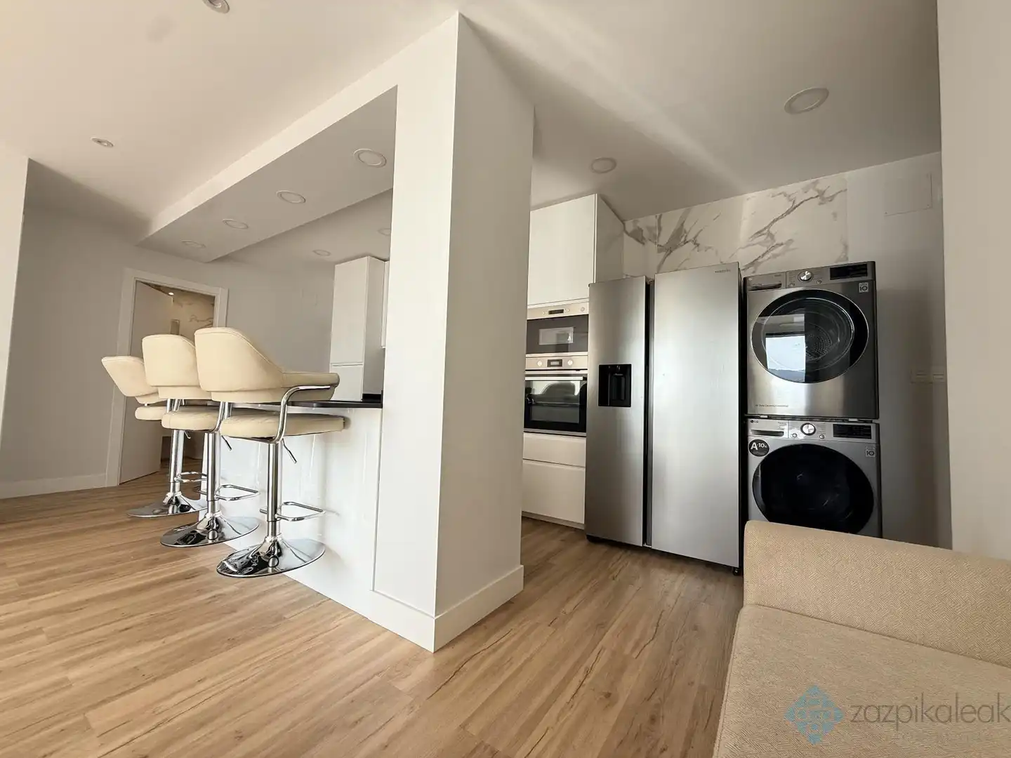 Kitchen of Flat for rent in Bilbao   with Heating and Furnished