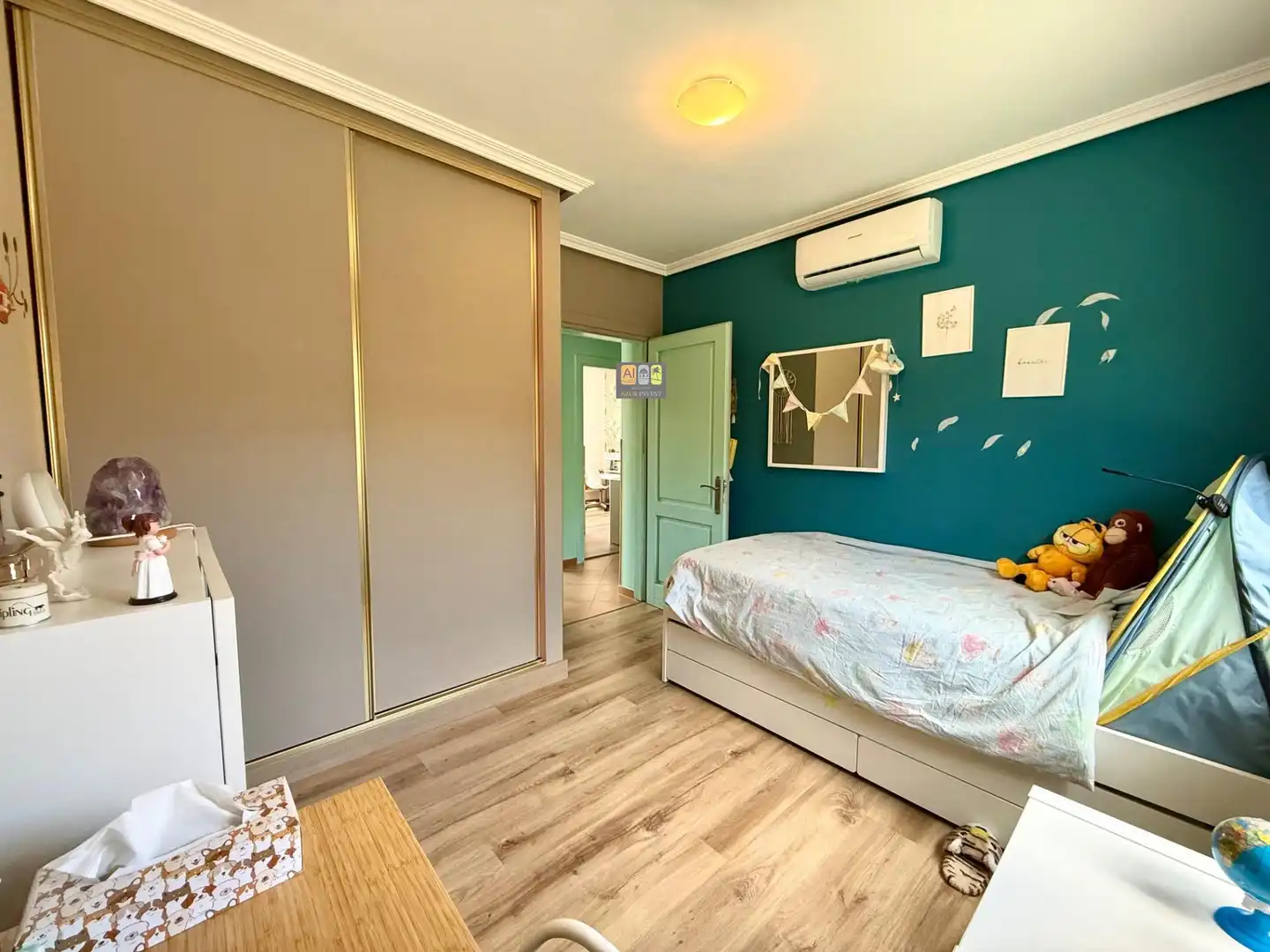 Bedroom of Houses for rent in Busot  with Air Conditioner, Private garden and Terrace