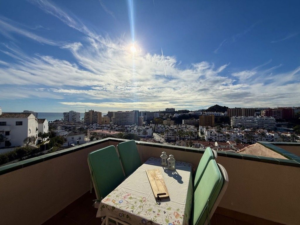 Terrace of Attic for sale in Benalmádena  with Air Conditioner, Terrace and Furnished
