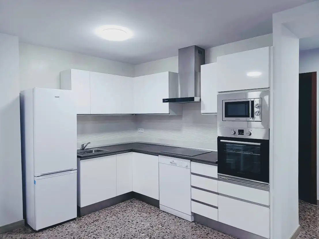 Küche von Wohnung zur Miete in Lleida mit Klimaanlage, Heizung und Möbliert