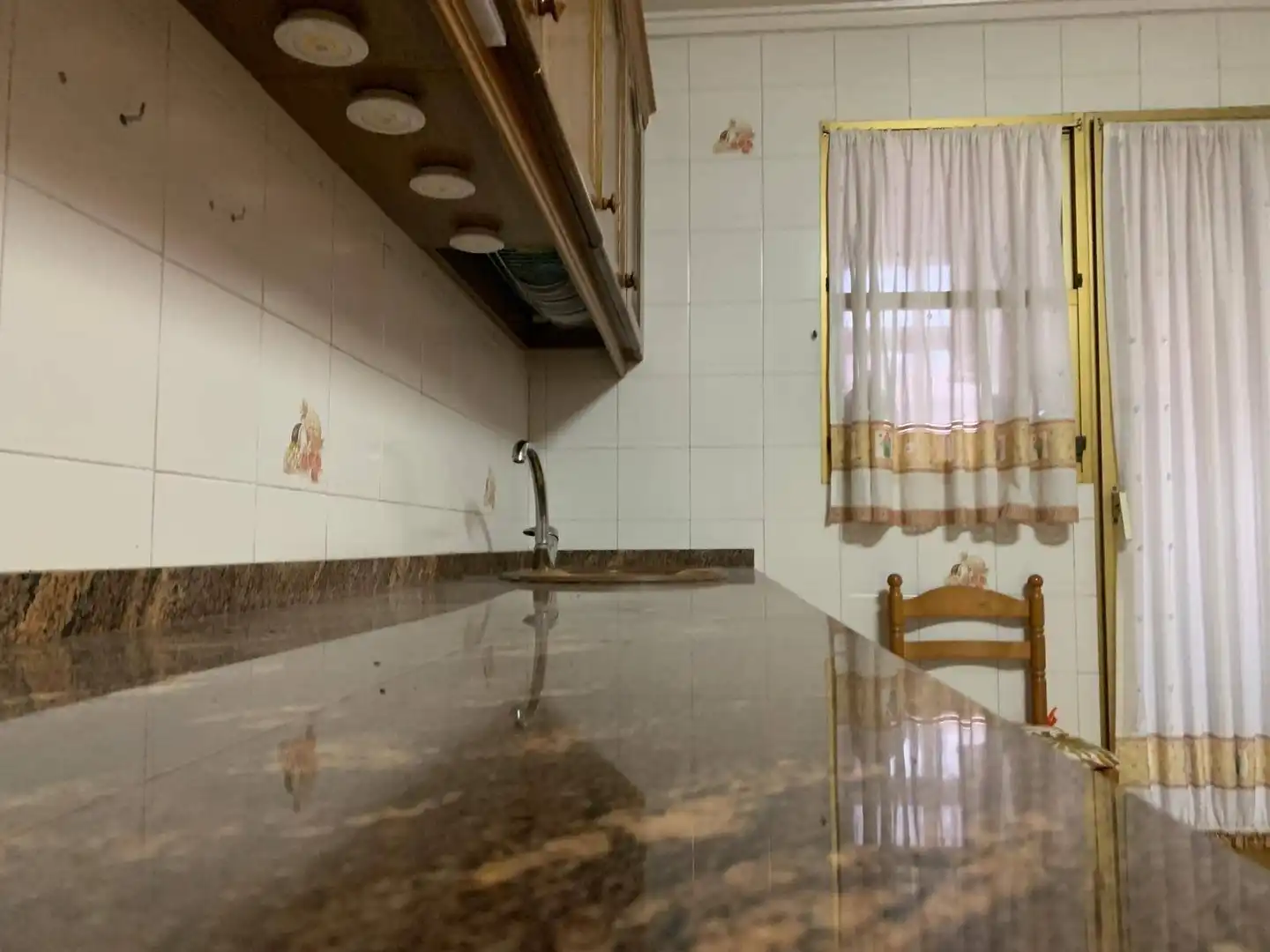 Cuina de Pis en venda en Elche / Elx amb Aire condicionat, Jardí privat i Terrassa