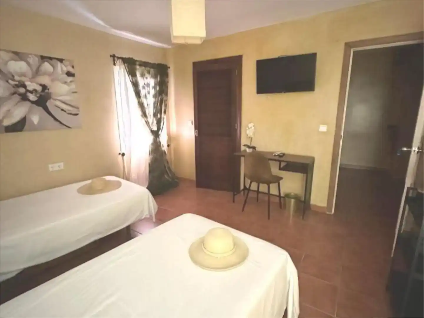 Schlafzimmer von Wohnung zur Miete in Écija mit Klimaanlage und Balkon