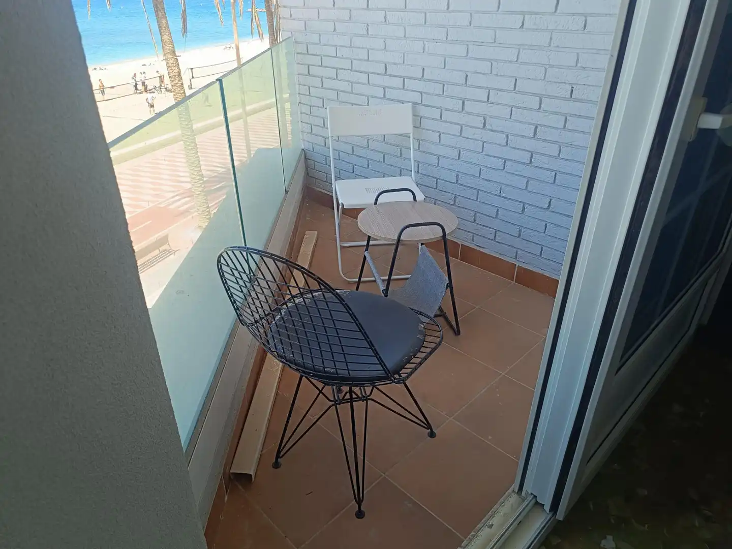 Balcony of Apartments for rent in Almería  with Heating, Terrace and Furnished
