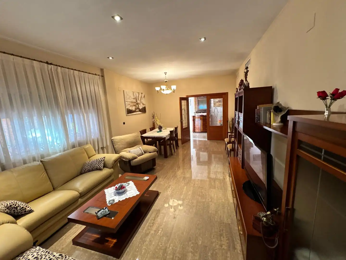 Sala de estar de Casa o chalet en venta en Murcia con Aire acondicionado, Calefacción y Jardín privado