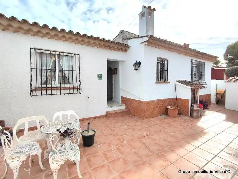 Exterior view of Houses for sale in Dénia  with Air Conditioner, Private garden and Terrace