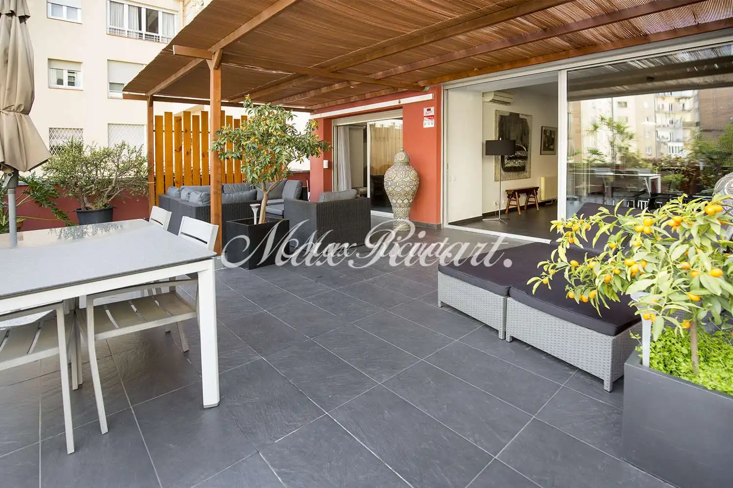 Terrace of Flat for rent in Barcelona  with Air Conditioner, Heating and Terrace