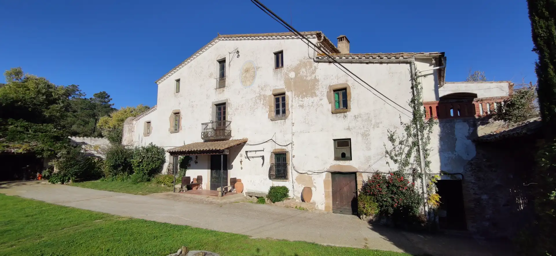 Vista exterior de Finca rústica en venta en Cassà de la Selva con Jardín privado y Piscina