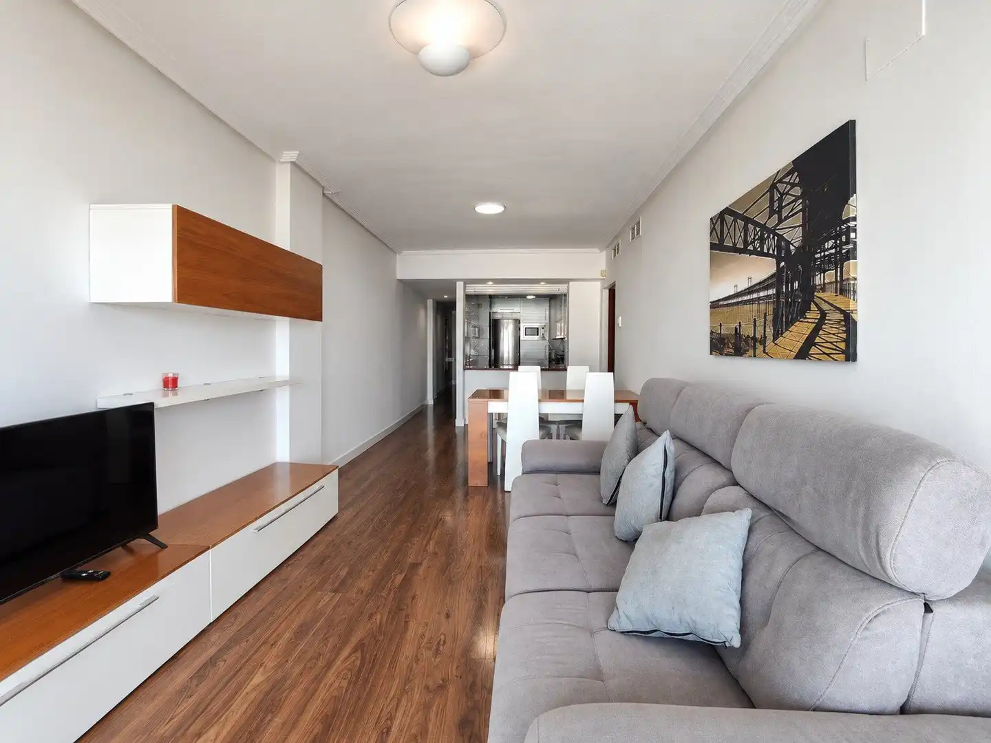 Sala de estar de Apartamento en venta en Torrevieja con Calefacción, Terraza y Amueblado