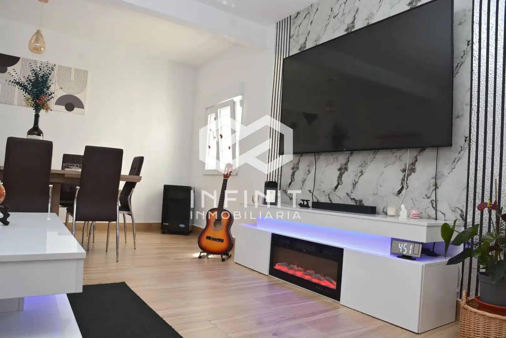 Living room of Houses for sale in Mazuecos  with Air Conditioner and Balcony