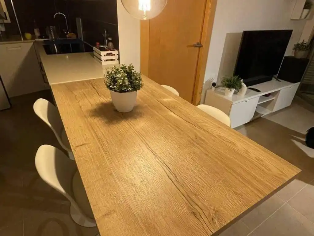 Menjador de Apartament en venda en Alcanar amb Aire condicionat, Calefacció i Jardí privat