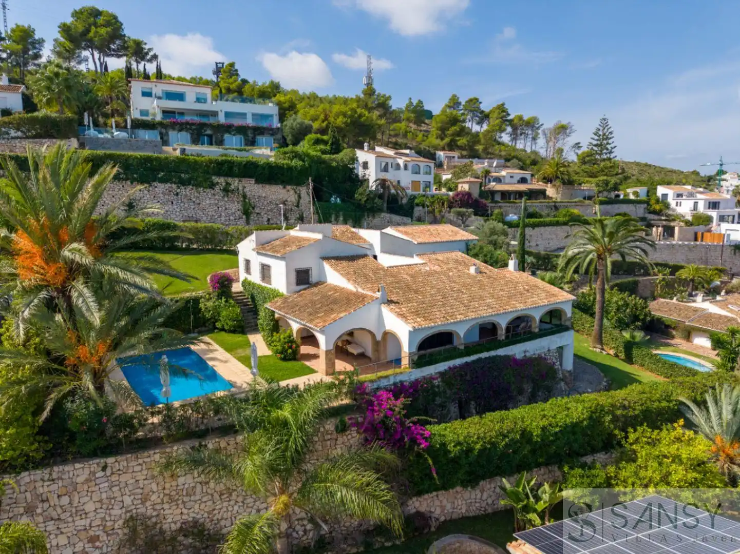 Exterior view of Houses for sale in Jávea / Xàbia  with Heating and Swimming Pool