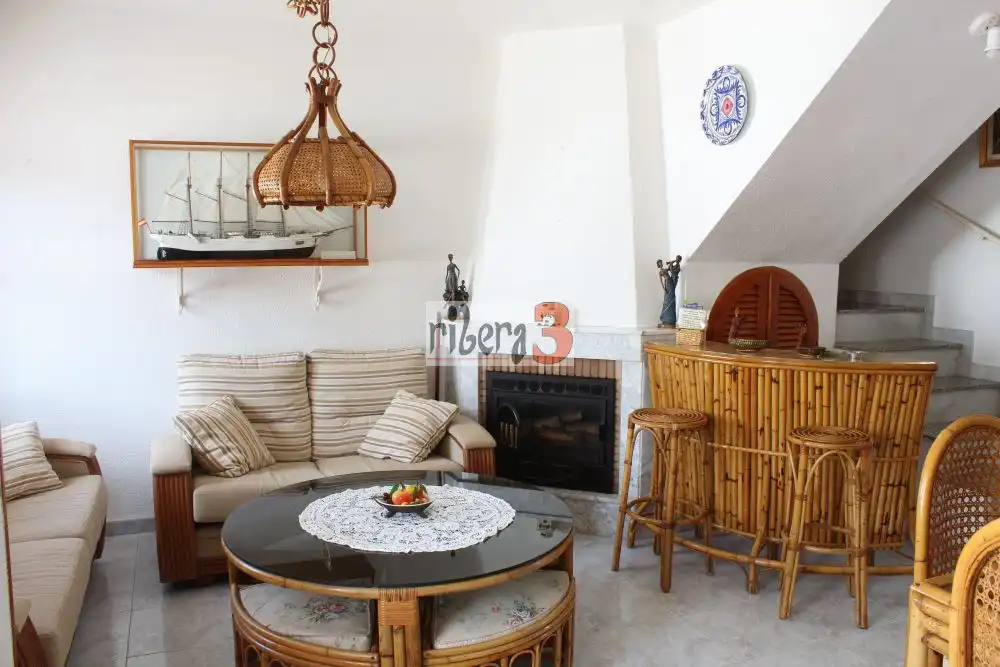 Sala de estar de Dúplex en venta en San Javier con Aire acondicionado, Terraza y Trastero