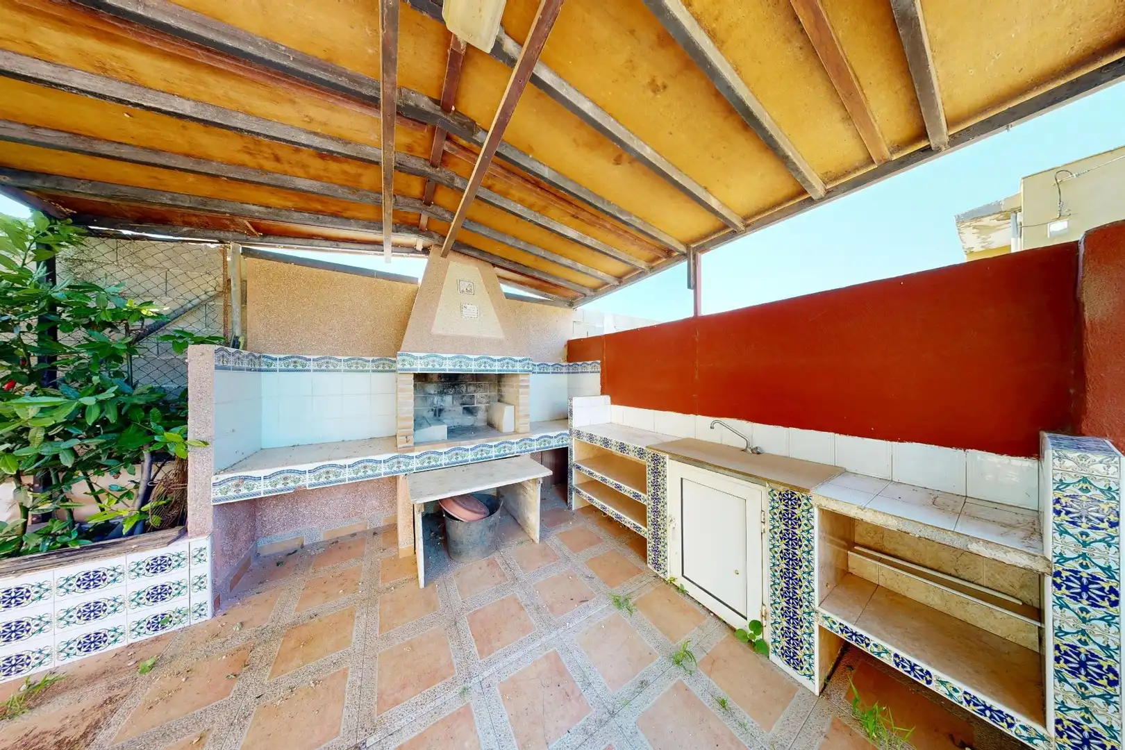 Cuina de Casa o xalet en venda en Cartagena amb Aire condicionat, Calefacció i Jardí privat