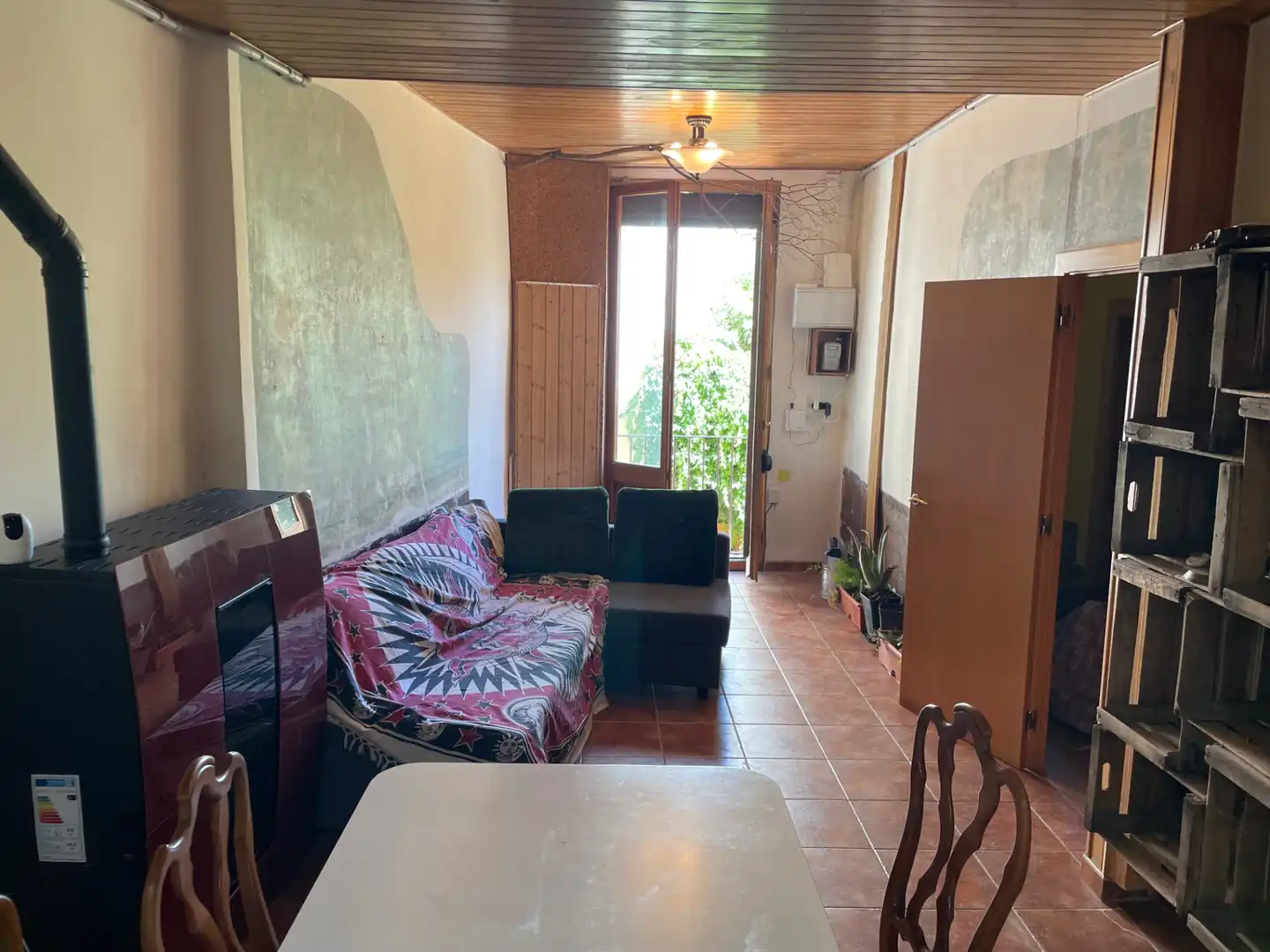 Wohnzimmer von Haus oder Chalet zur Miete in Berga mit Heizung, Terrasse und Abstellraum