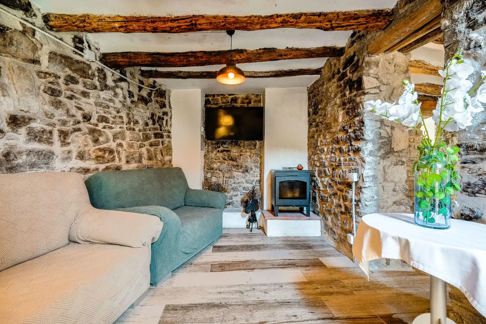 Sala de estar de Casa o chalet en venta en Ribera d'Ondara con Aire acondicionado, Calefacción y Terraza