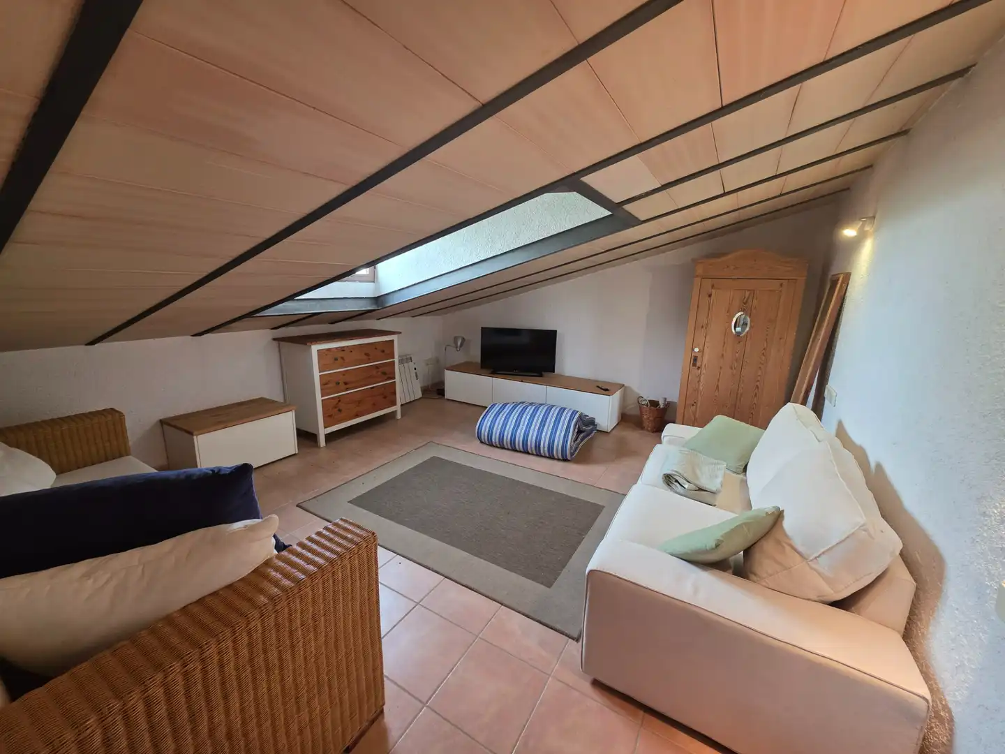 Living room of Country homes for rent in Alaior  with Private garden, Terrace and Swimming Pool